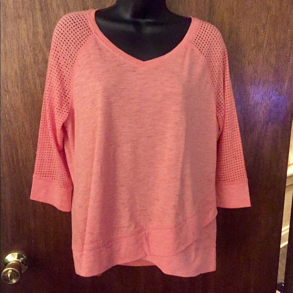 Cute netted petite blouse